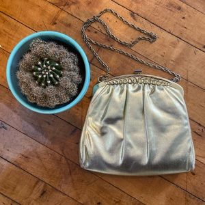 One of A Kind Vintage Gold Harry Levine Purse